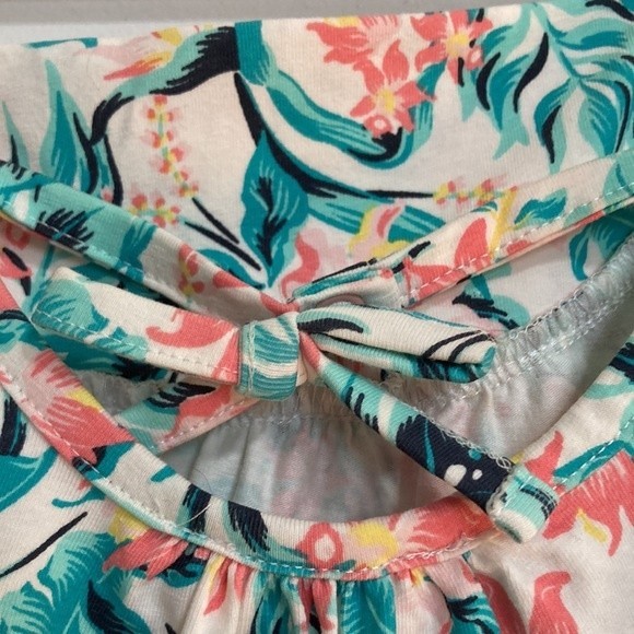 TOMMY BAHAMA Tropical Floral Sleeveless Dress Girls 5T - Picture 8 of 13